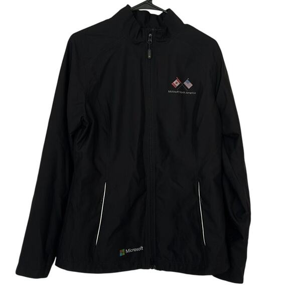 Cutter & Buck WeatherTec Microsoft North America Double Zip Jacket Size L - Picture 1 of 15